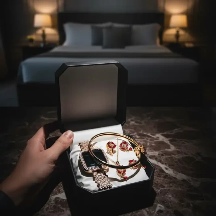 Ladies Jewelry Watch With Bangle - Image 3