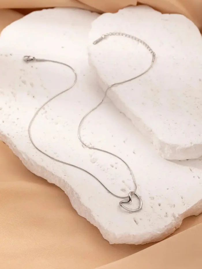 Hollow Heart Pendant - Image 4