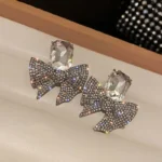 Sparkling Zircon Korean Earrings - Image 5
