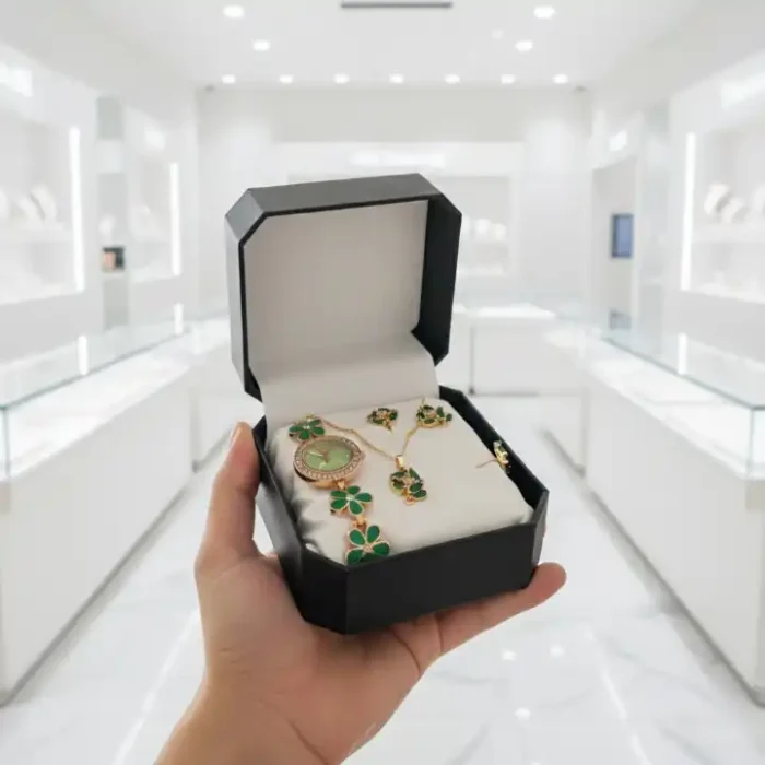 Ladies Jewelry And Bangle With Watch - Image 2