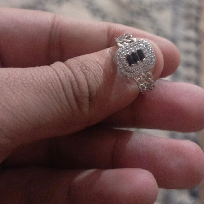 Sparkling Zircon Rings - Image 3