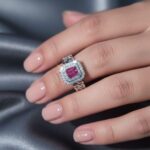 Sparkling Zircon Rings