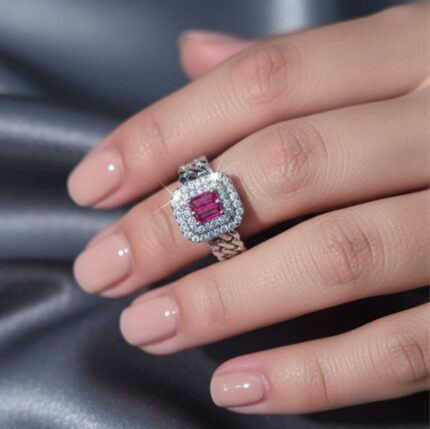 Sparkling Zircon Rings