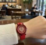 Crystal Heart Dial Ladies Watch