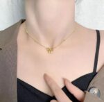 Knot Shape Ball Chain Necklace - Image 3