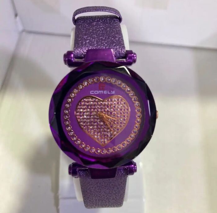 Crystal Heart Dial Ladies Watch - Image 5
