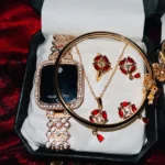 Ladies Jewelry Watch With Bangle