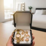 Ladies Watch With Jewelry & Bangle - Image 2